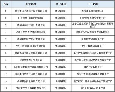 成都高新區12家企業入選四川省先進級智能工廠，網絡技術服務成關鍵支撐
